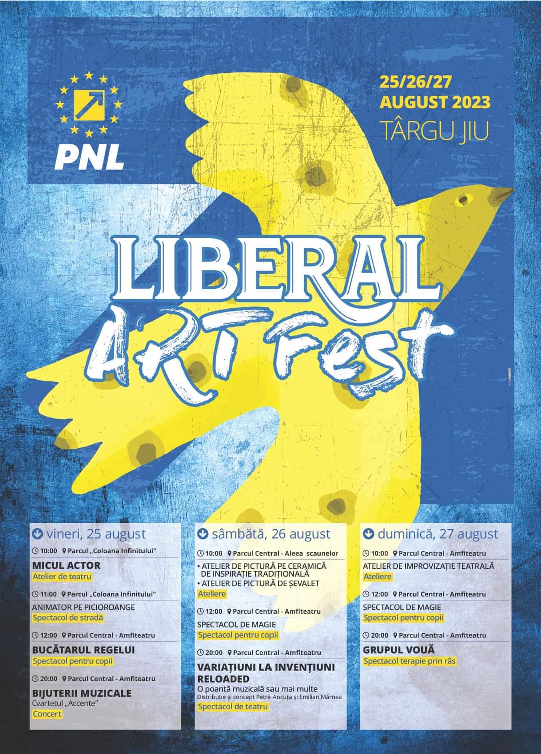 LiberalARTFest - festival de artă, acasă, în orașul lui Brâncuși