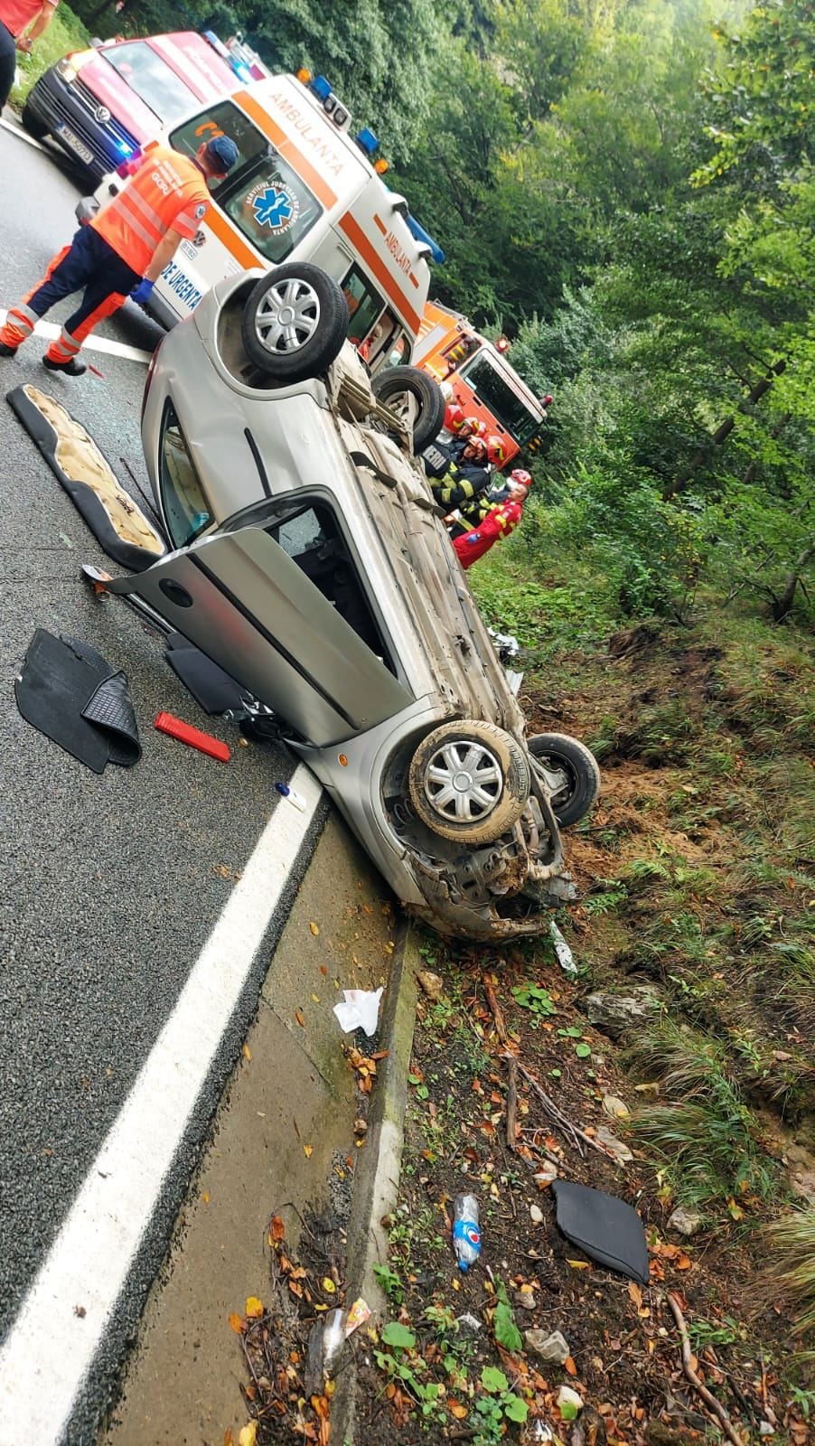 Grav accident de circulație pe Defileul Jiului