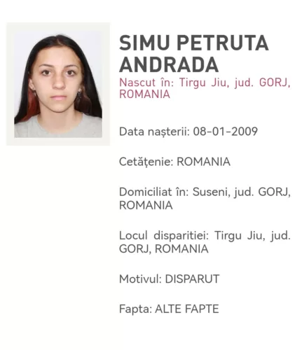 Ați văzut-o? Părinții o caută disperați Ați văzut-o? Părinții o caută disperați