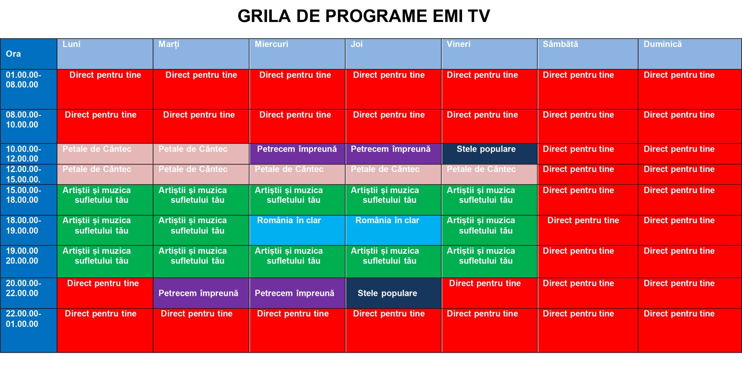 Program Program Emi Tv