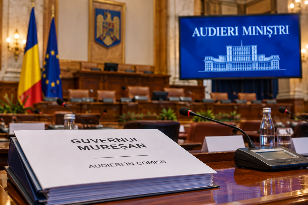 Încep audierile miniștrilor propuși în Guvernul Mureșan