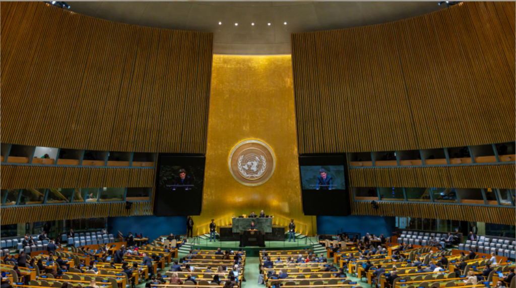 Nicușor Dan, la ONU Europa este ținta unui război hibrid