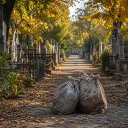 Descoperire macabră în Cimitirul Strehareți din Slatina. Ancheta continuă după găsirea unor saci cu oseminte umane