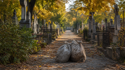 Saci cu oseminte umane descoperiți în Cimitirul Strehareți din Slatina