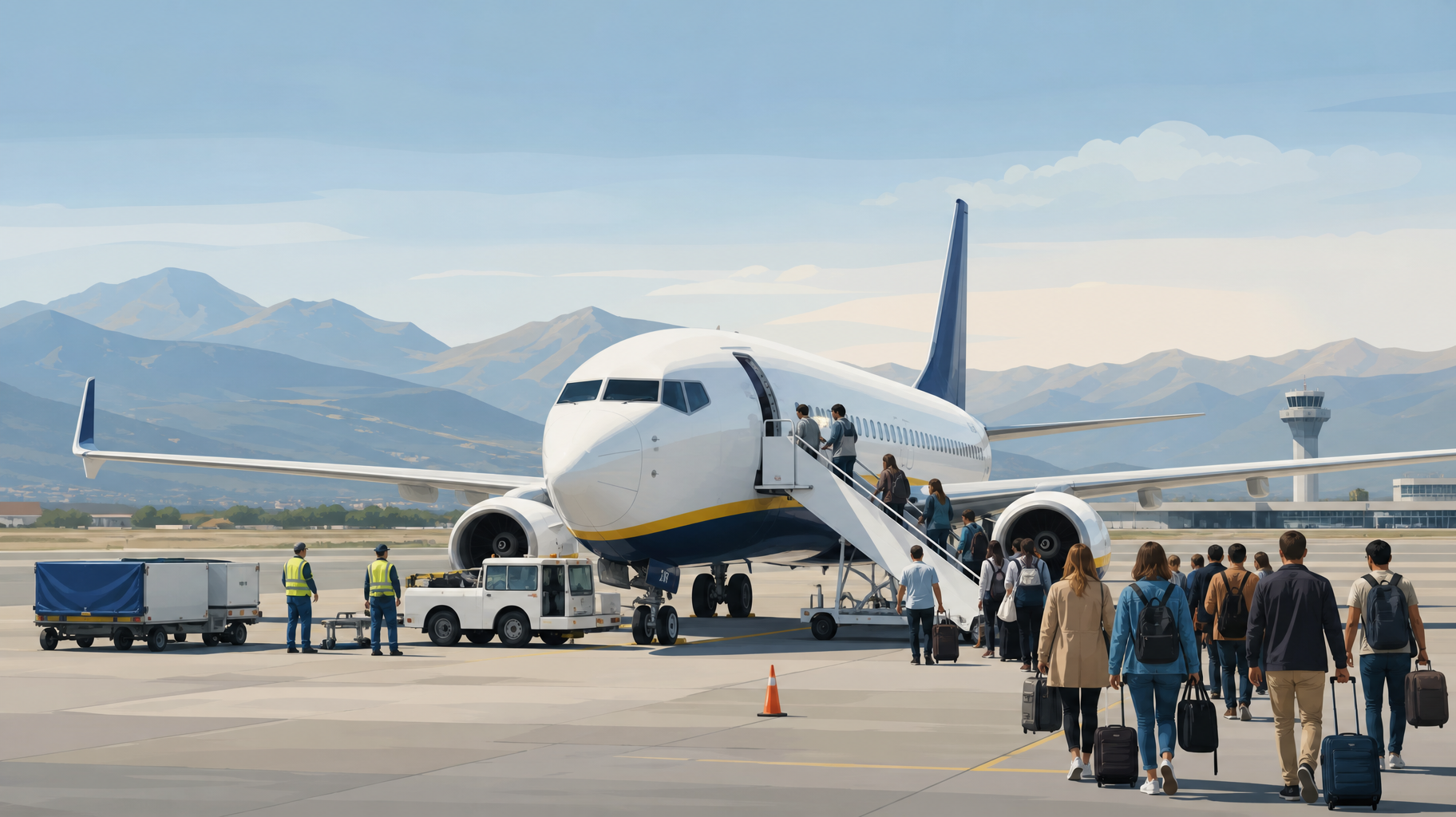 Zbor Ryanair Chania Salonic întârziat cinci ore din cauza unei probleme tehnice