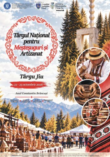 Târgul Național de Meșteșuguri și Artizanat aduce la Târgu Jiu peste 100 de producători din întreaga țară