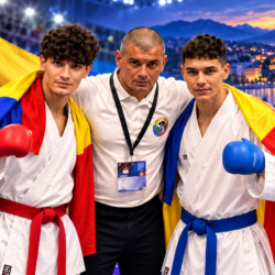 Turceniul, pe podiumul lumii! Casian Butu și David Antonie, campioni mondiali la karate