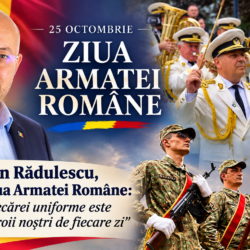 Constantin Rădulescu, mesaj de Ziua Armatei Române: „În spatele fiecărei uniforme este unul dintre eroii noștri de fiecare zi”